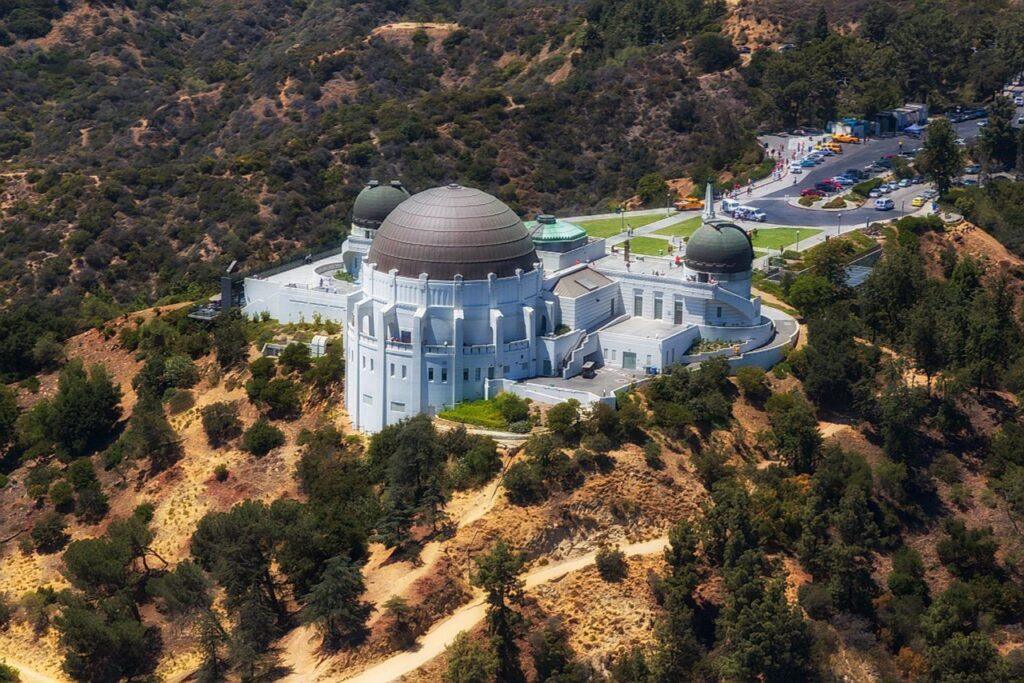 griffith observatory, astronomy, building, landmark, los angeles, california, landscape, aerial view, griffith observatory, los angeles, los angeles, los angeles, los angeles, los angeles