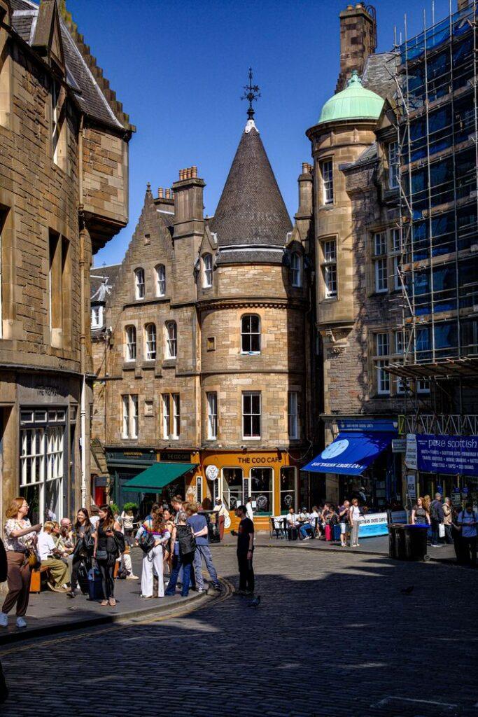 campamento en Edimburgo